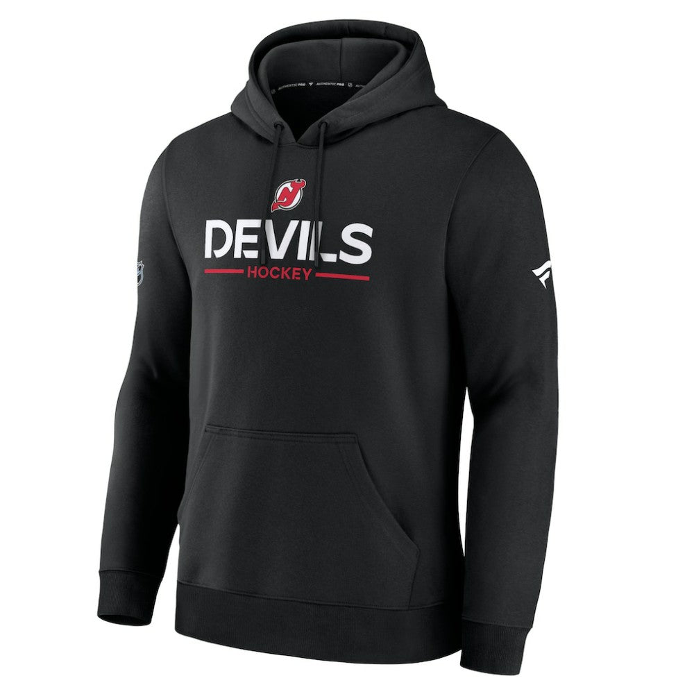 New Jersey Devils Fanatics Authentic Pro Primary Hoodie - Black | Fanatics Clearance