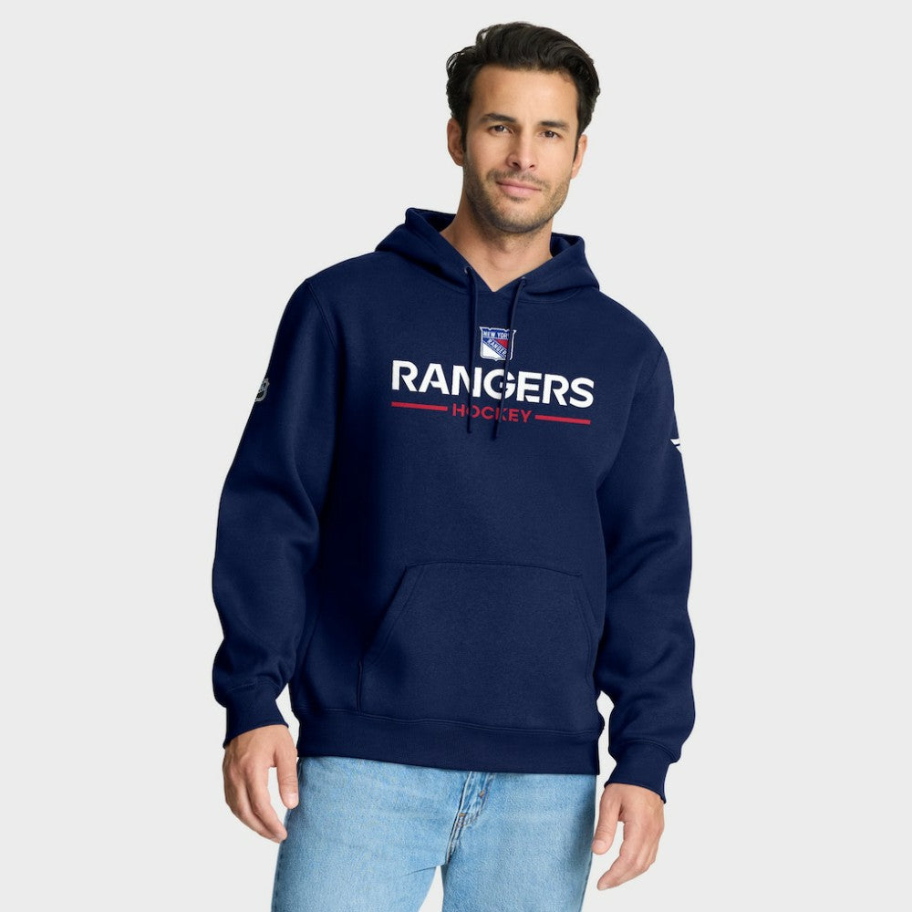 New York Rangers Fanatics Authentic Pro Primary Hoodie - Navy | Fanatics Clearance