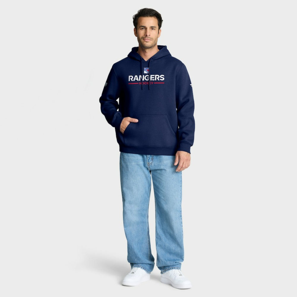 New York Rangers Fanatics Authentic Pro Primary Hoodie - Navy | Fanatics Clearance