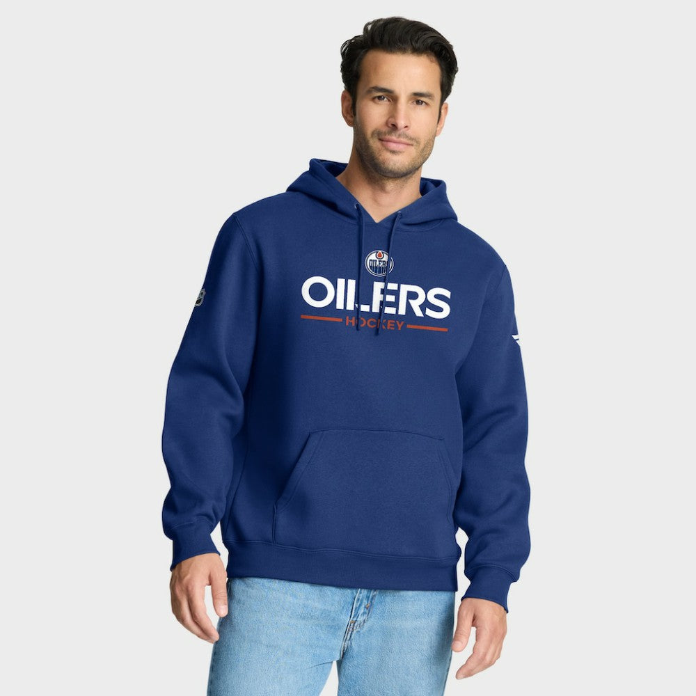 Edmonton Oilers Fanatics Authentic Pro Primary Hoodie - Royal | Fanatics Clearance
