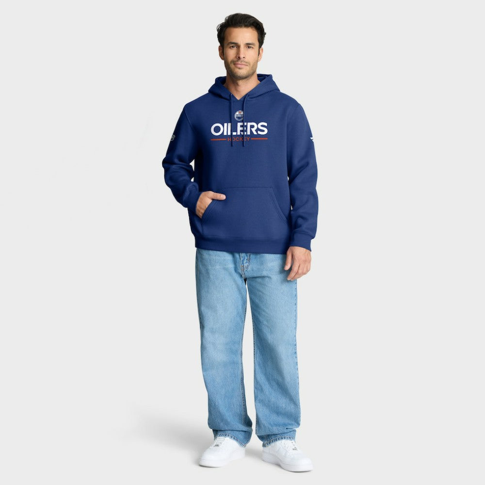 Edmonton Oilers Fanatics Authentic Pro Primary Hoodie - Royal | Fanatics Clearance