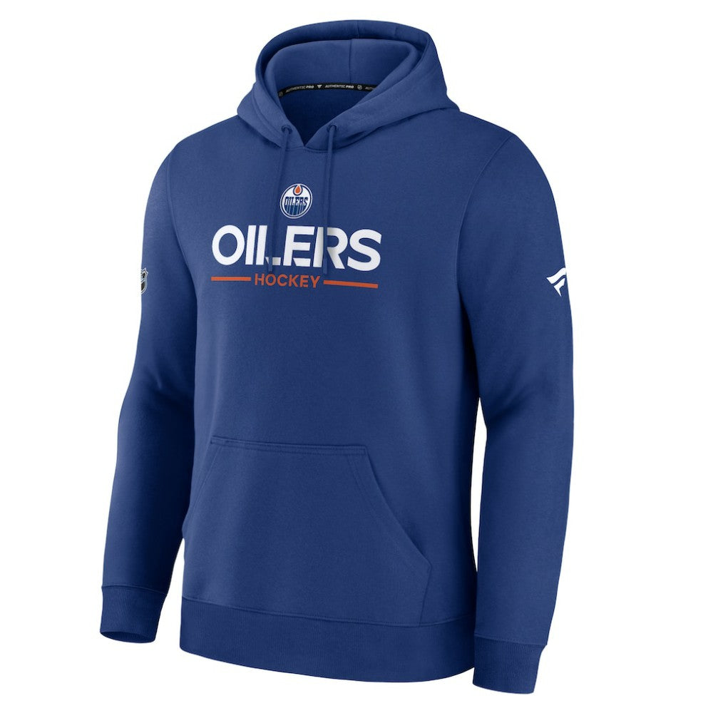 Edmonton Oilers Fanatics Authentic Pro Primary Hoodie - Royal | Fanatics Clearance