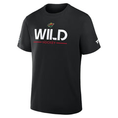 Minnesota Wild Fanatics Authentic Pro Primary T-Shirt - Black | Fanatics on sale