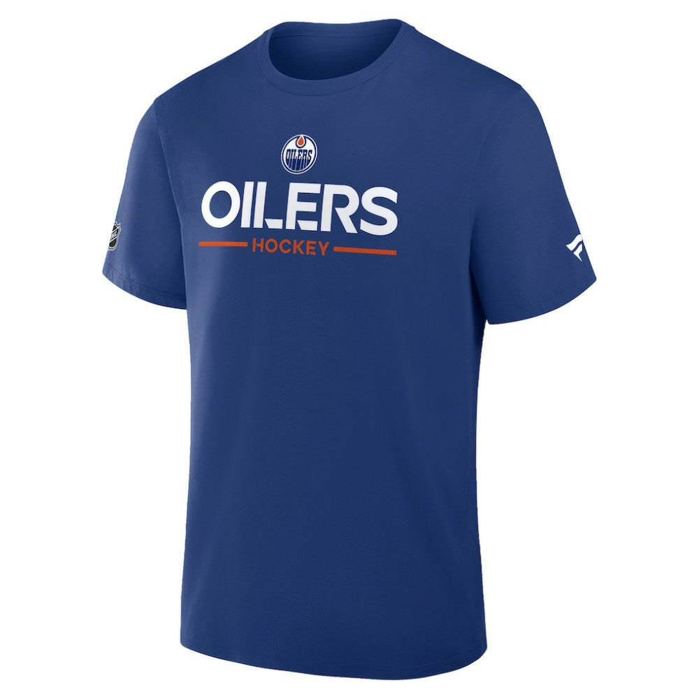 Edmonton Oilers Fanatics Authentic Pro Primary T-Shirt - Royal | Fanatics online