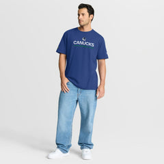 Vancouver Canucks Fanatics Authentic Pro Primary T-Shirt - Blue | Fanatics Clearance