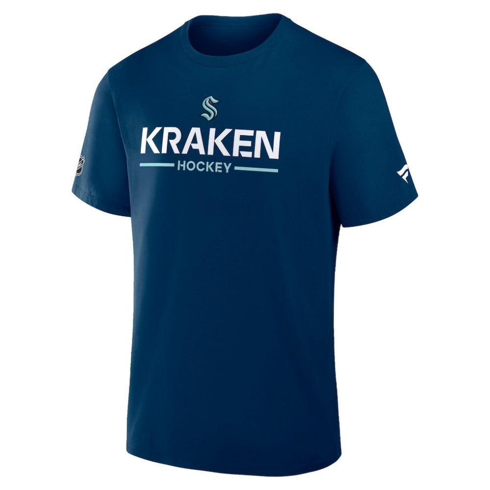 Seattle Kraken Fanatics Authentic Pro Primary T-Shirt - Deep Sea Blue | Fanatics discount