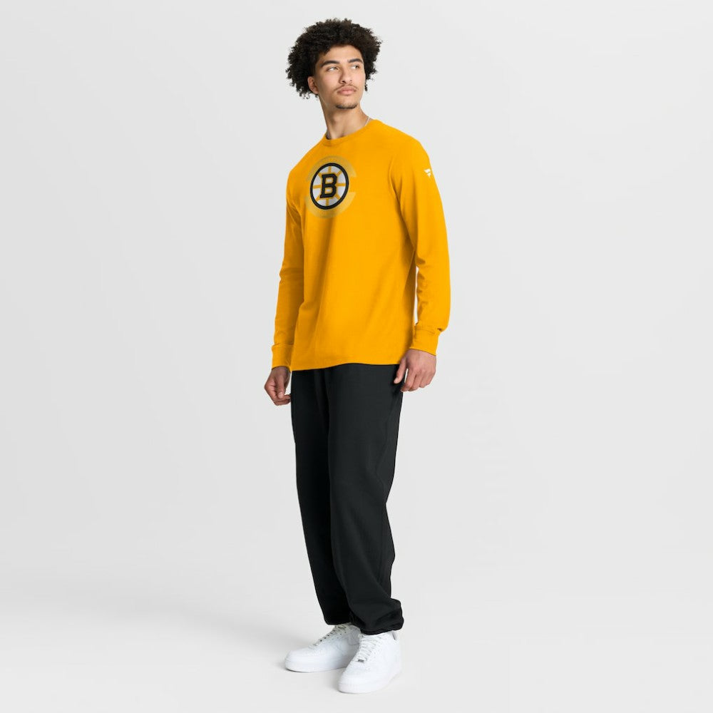 Boston Bruins Fanatics Authentic Pro Property Of Practice Long Sleeve T-Shirt - Gold | Fanatics Clearance