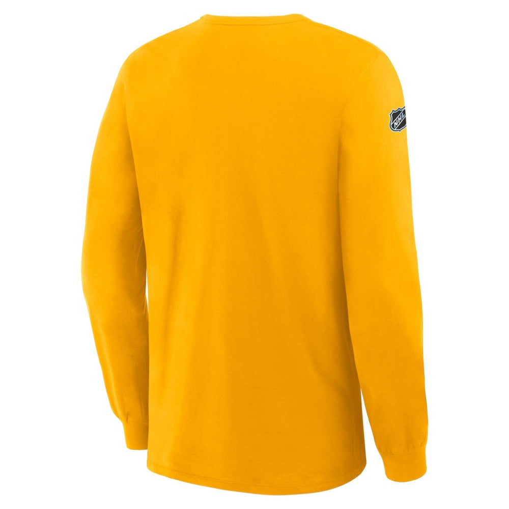 Boston Bruins Fanatics Authentic Pro Property Of Practice Long Sleeve T-Shirt - Gold | Fanatics Clearance