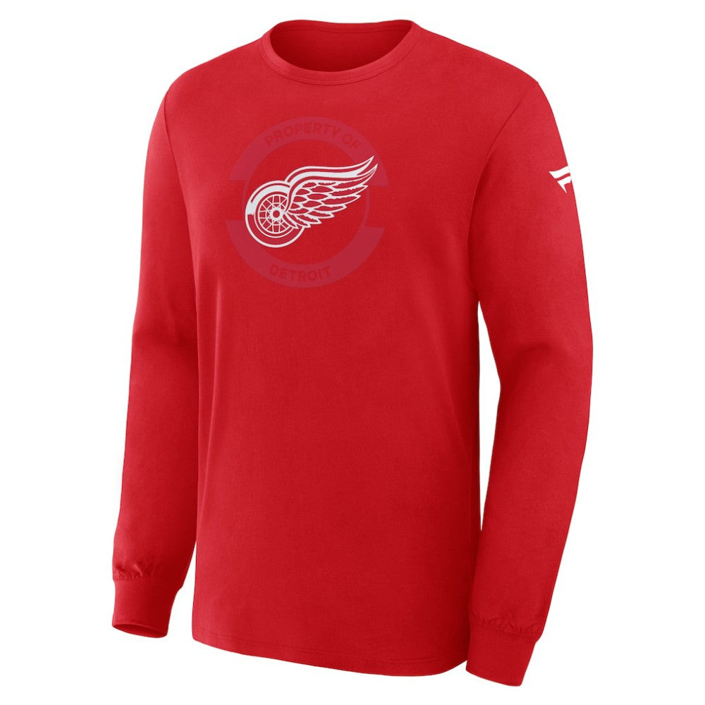Detroit Red Wings Fanatics Authentic Pro Property Of Practice Long Sleeve T-Shirt - Red | Fanatics on sale