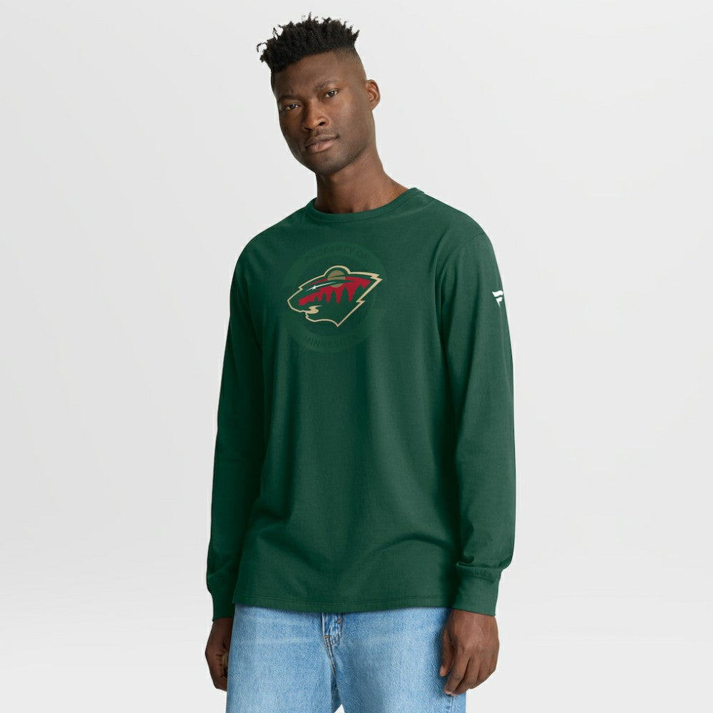 Minnesota Wild Fanatics Authentic Pro Property Of Practice Long Sleeve T-Shirt - Green | Fanatics sale