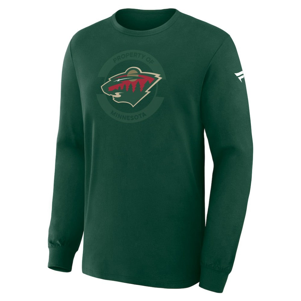 Minnesota Wild Fanatics Authentic Pro Property Of Practice Long Sleeve T-Shirt - Green | Fanatics sale