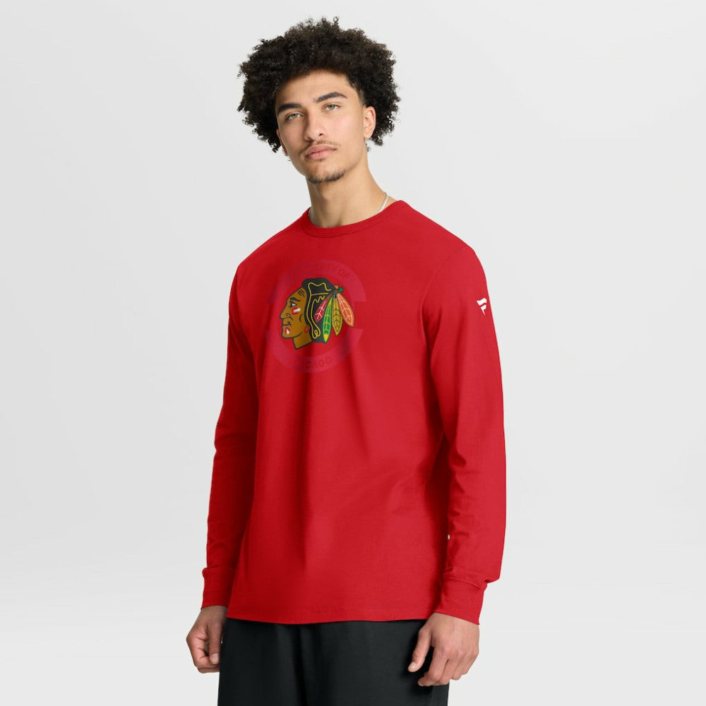 Chicago Blackhawks Fanatics Authentic Pro Property Of Practice Long Sleeve T-Shirt - Red | Fanatics online