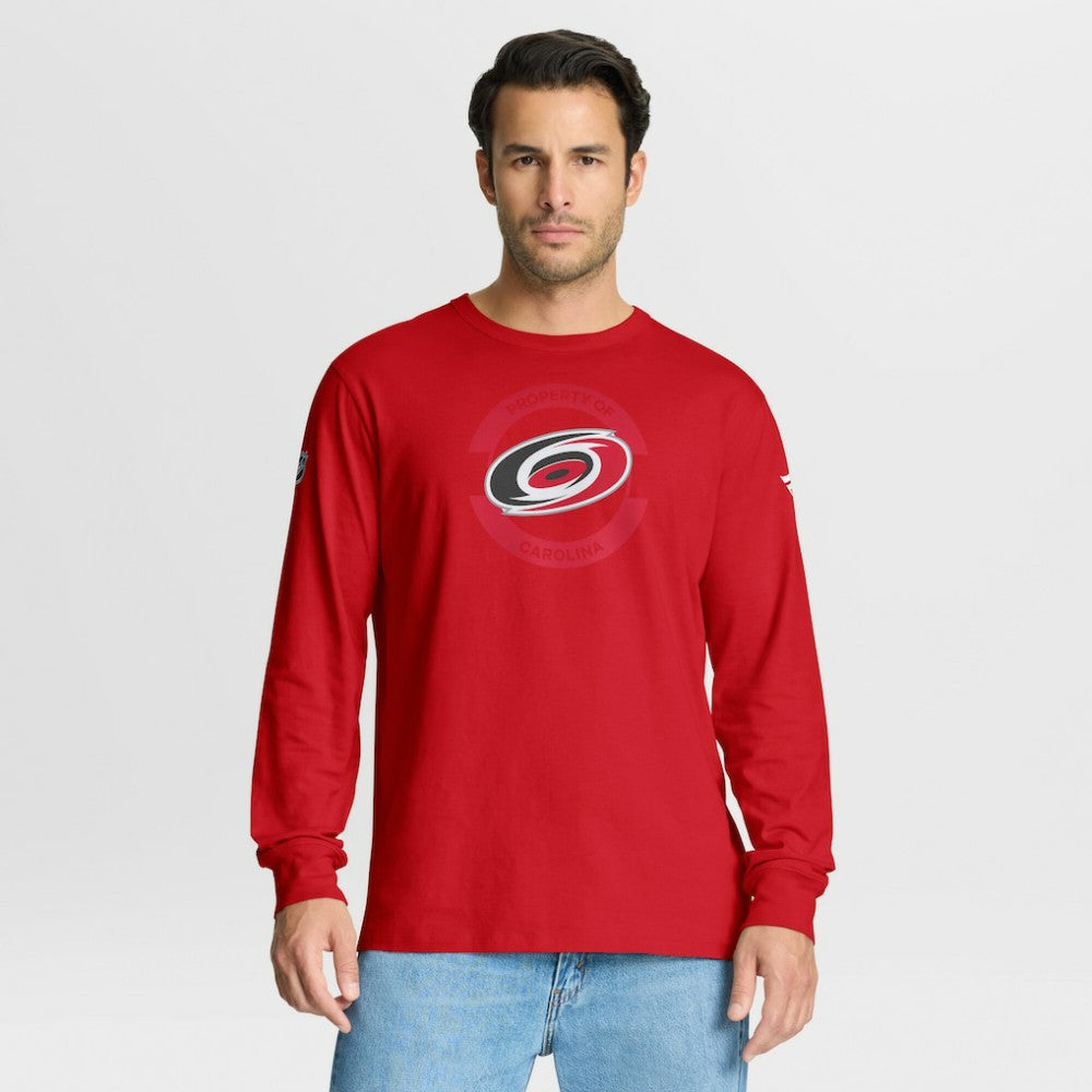Carolina Hurricanes Fanatics Authentic Pro Property Of Practice Long Sleeve T-Shirt - Red | Fanatics sale