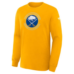 Buffalo Sabres Fanatics Authentic Pro Property Of Practice Long Sleeve T-Shirt - Gold | Fanatics Clearance
