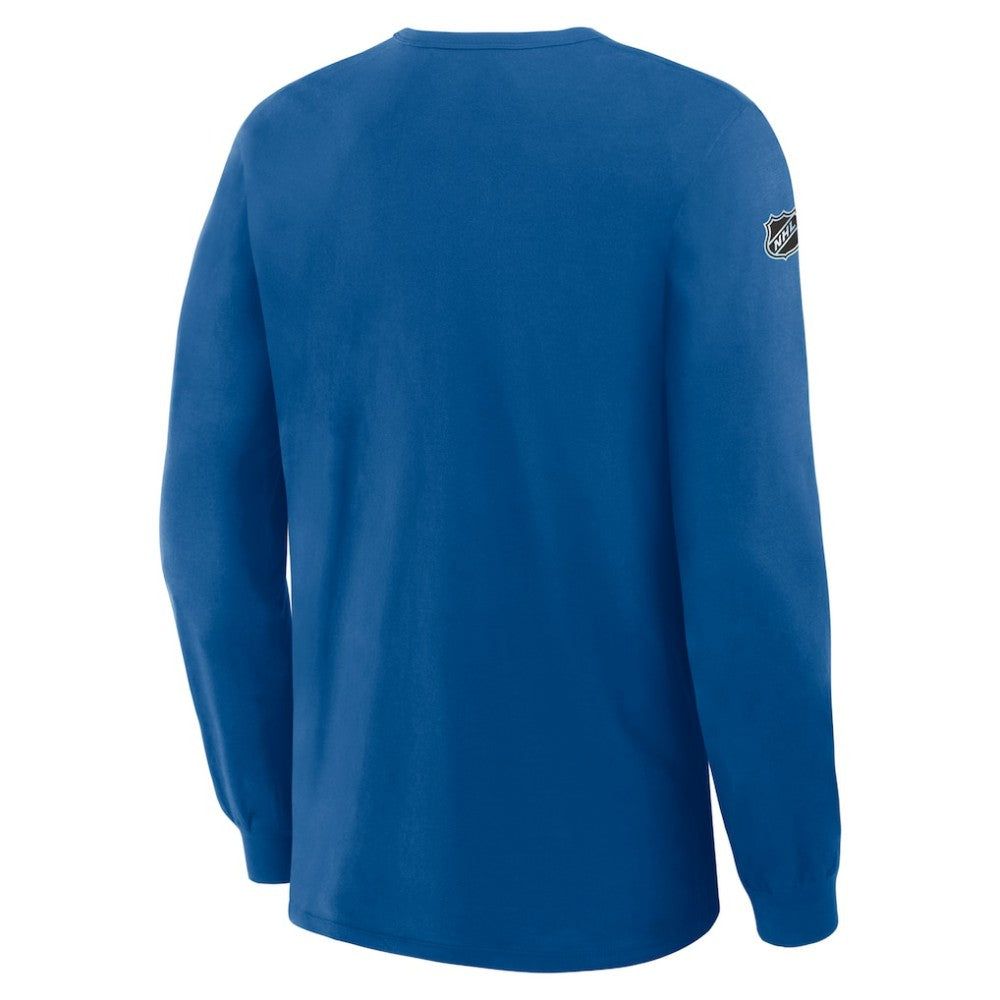 Colorado Avalanche Fanatics Authentic Pro Property Of Practice Long Sleeve T-Shirt - Blue | Fanatics Lifestyle