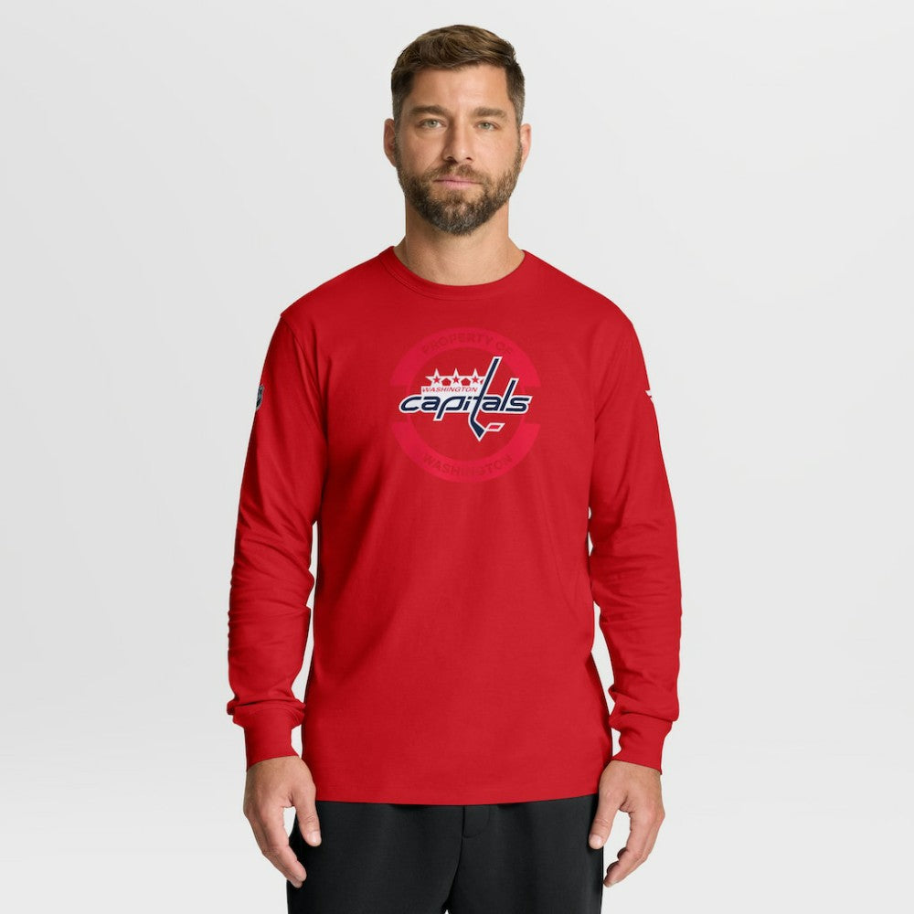 Washington Capitals Fanatics Authentic Pro Property Of Practice Long Sleeve T-Shirt - Red | Fanatics near me