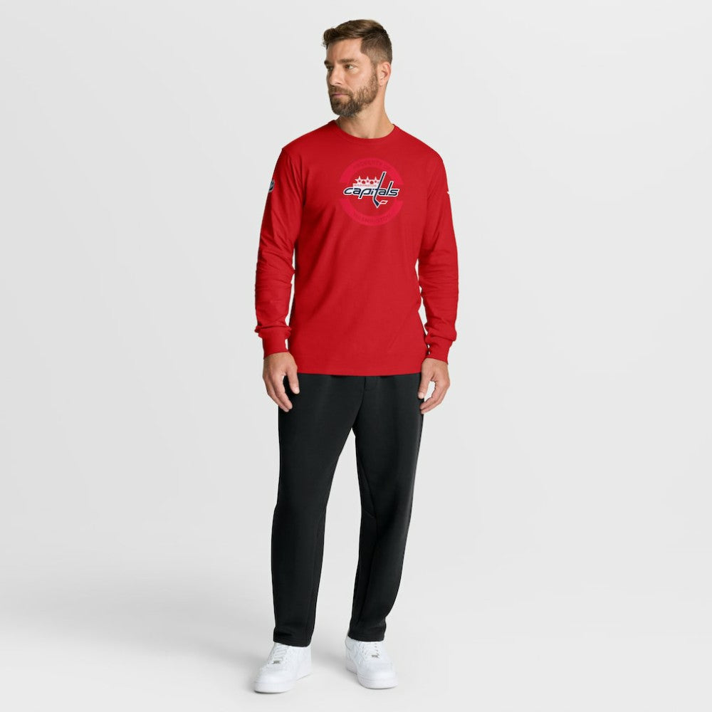 Washington Capitals Fanatics Authentic Pro Property Of Practice Long Sleeve T-Shirt - Red | Fanatics near me