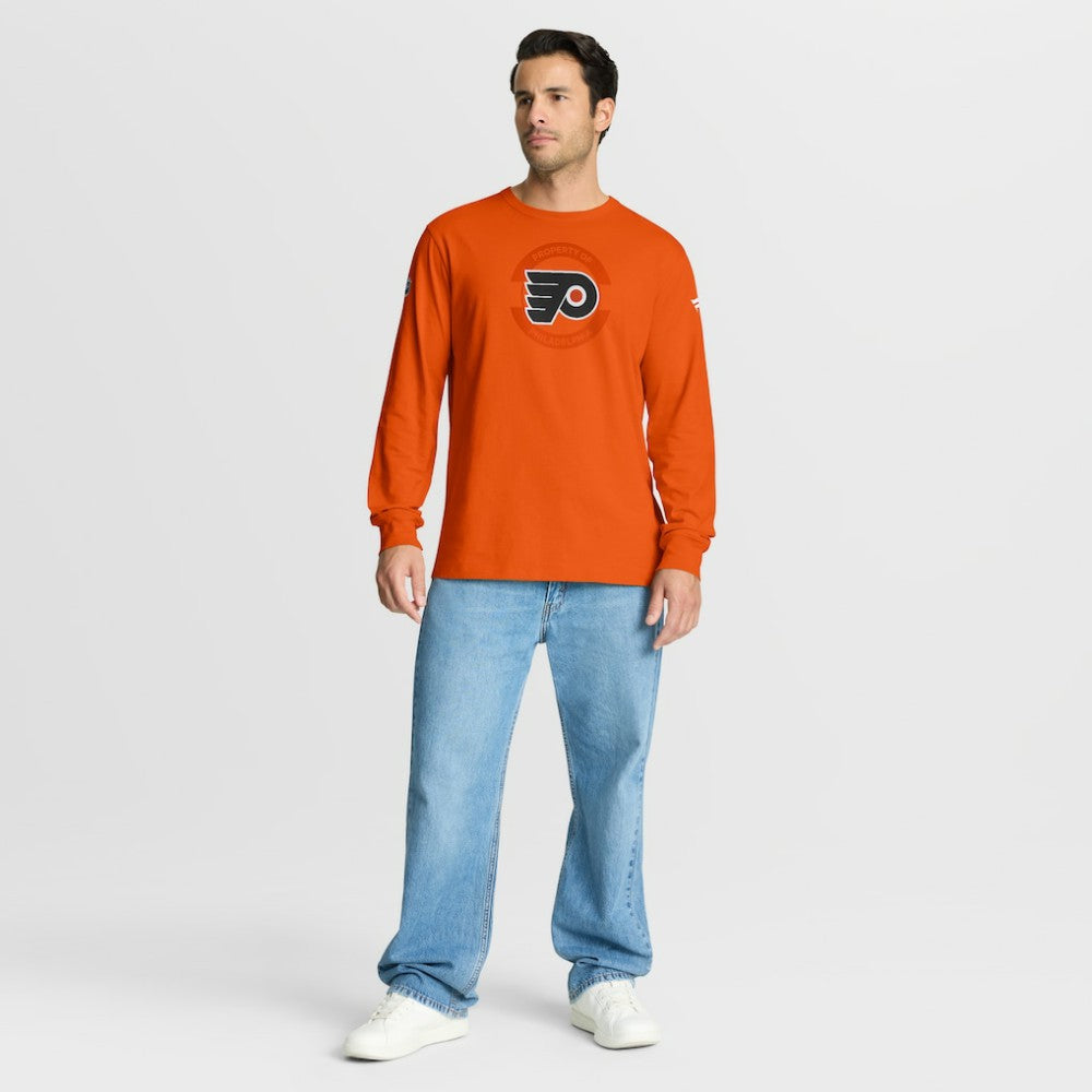 Philadelphia Flyers Fanatics Authentic Pro Property Of Practice Long Sleeve T-Shirt - Orange | Fanatics online