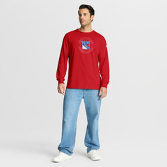 New York Rangers Fanatics Authentic Pro Property Of Practice Long Sleeve T-Shirt - Red | Fanatics discount