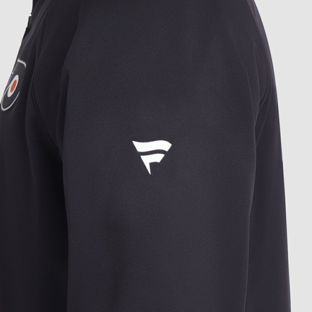 Philadelphia Flyers Fanatics Authentic Pro Rink Raglan Quarter-Zip Pullover - Black | Fanatics sale