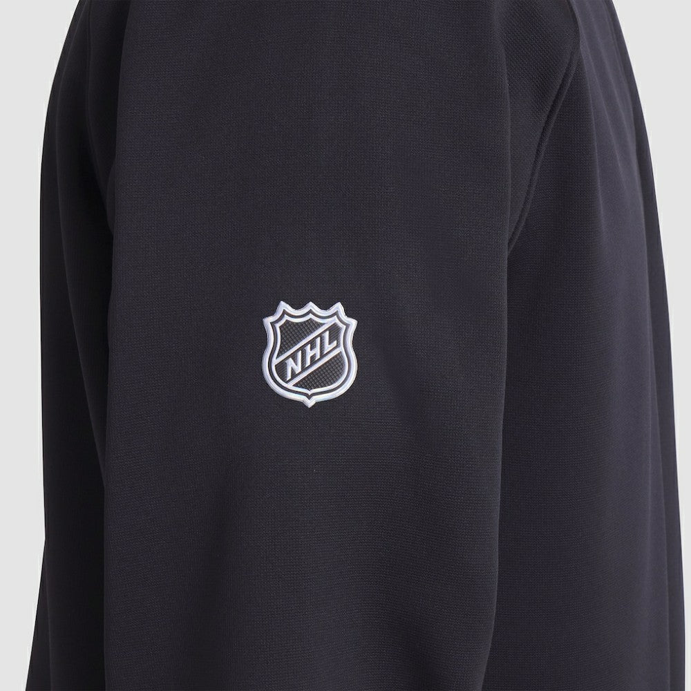 Pittsburgh Penguins Fanatics Authentic Pro Rink Raglan Quarter-Zip Pullover - Black | Fanatics sale