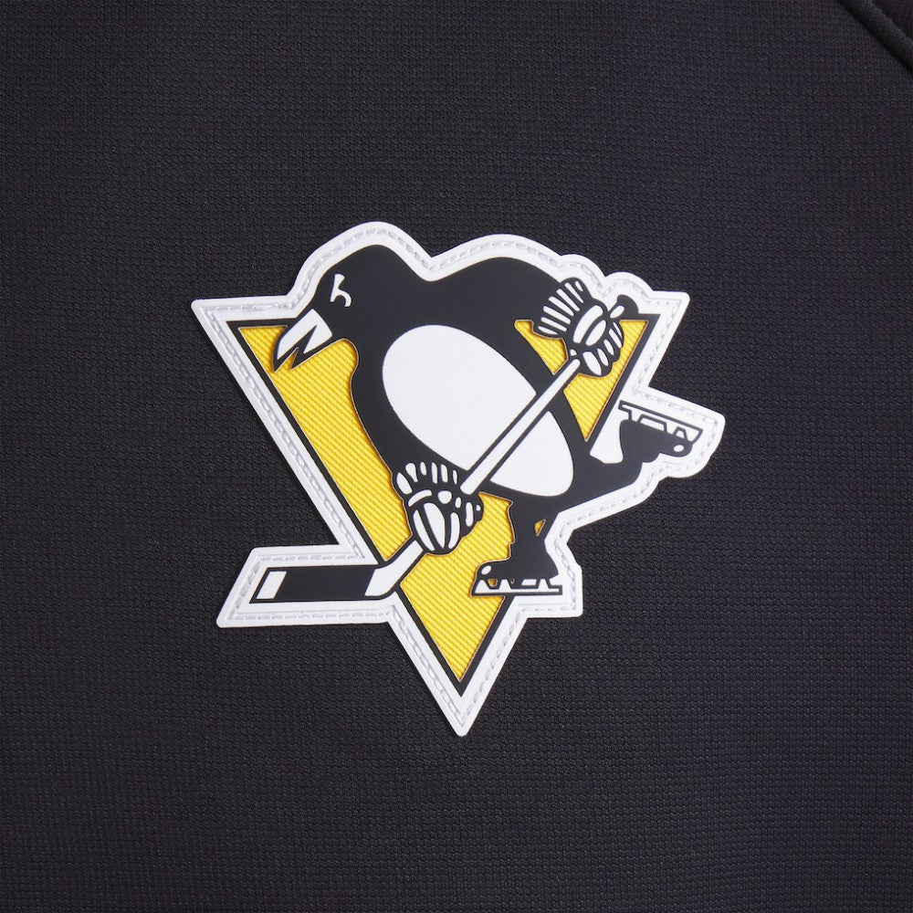 Pittsburgh Penguins Fanatics Authentic Pro Rink Raglan Quarter-Zip Pullover - Black | Fanatics sale