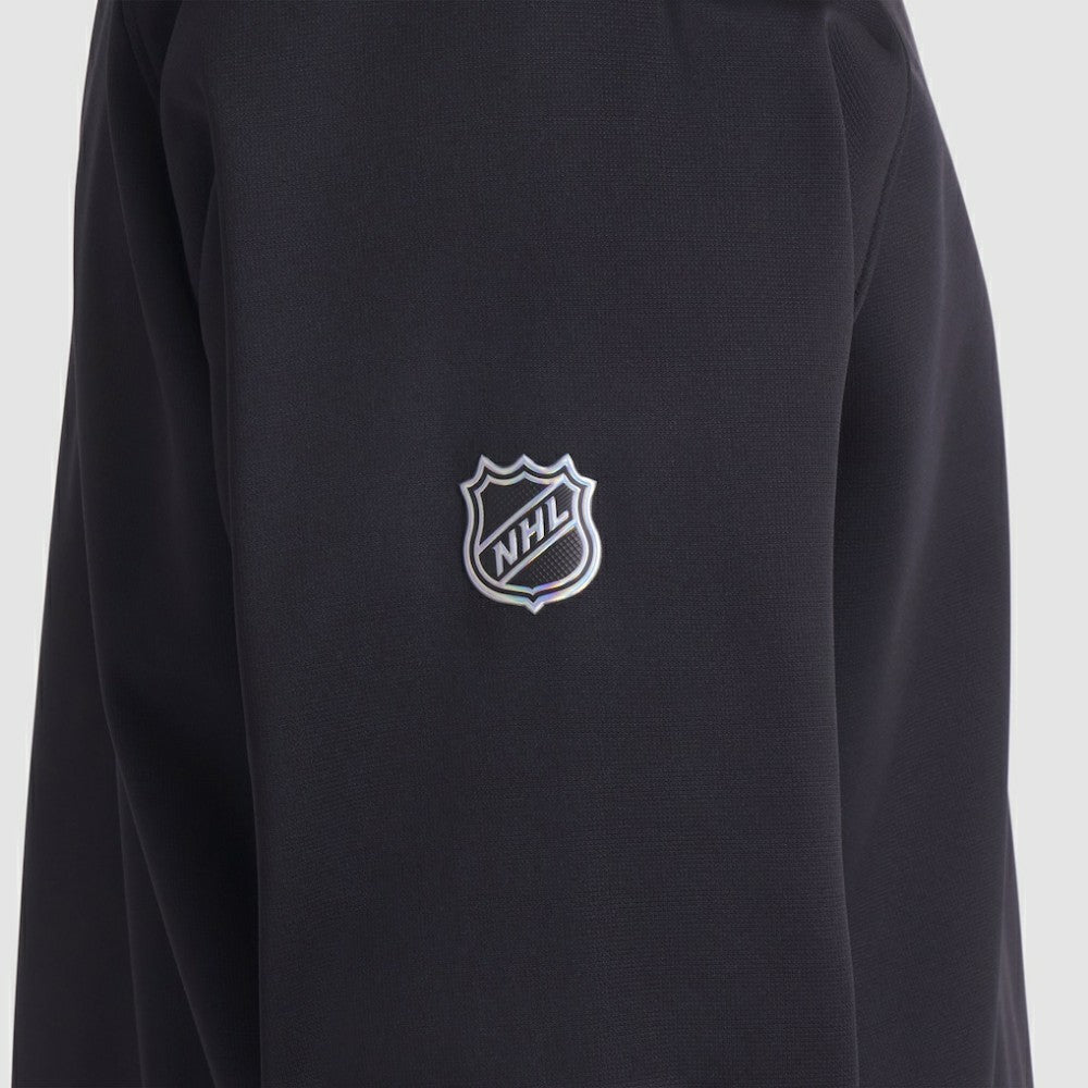 Chicago Blackhawks Fanatics Authentic Pro Rink Raglan Quarter-Zip Pullover - Black | Fanatics on sale