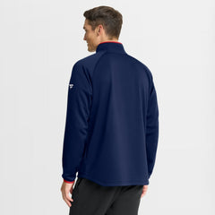 Washington Capitals Fanatics Authentic Pro Rink Raglan Quarter-Zip Pullover - Navy | Fanatics discount