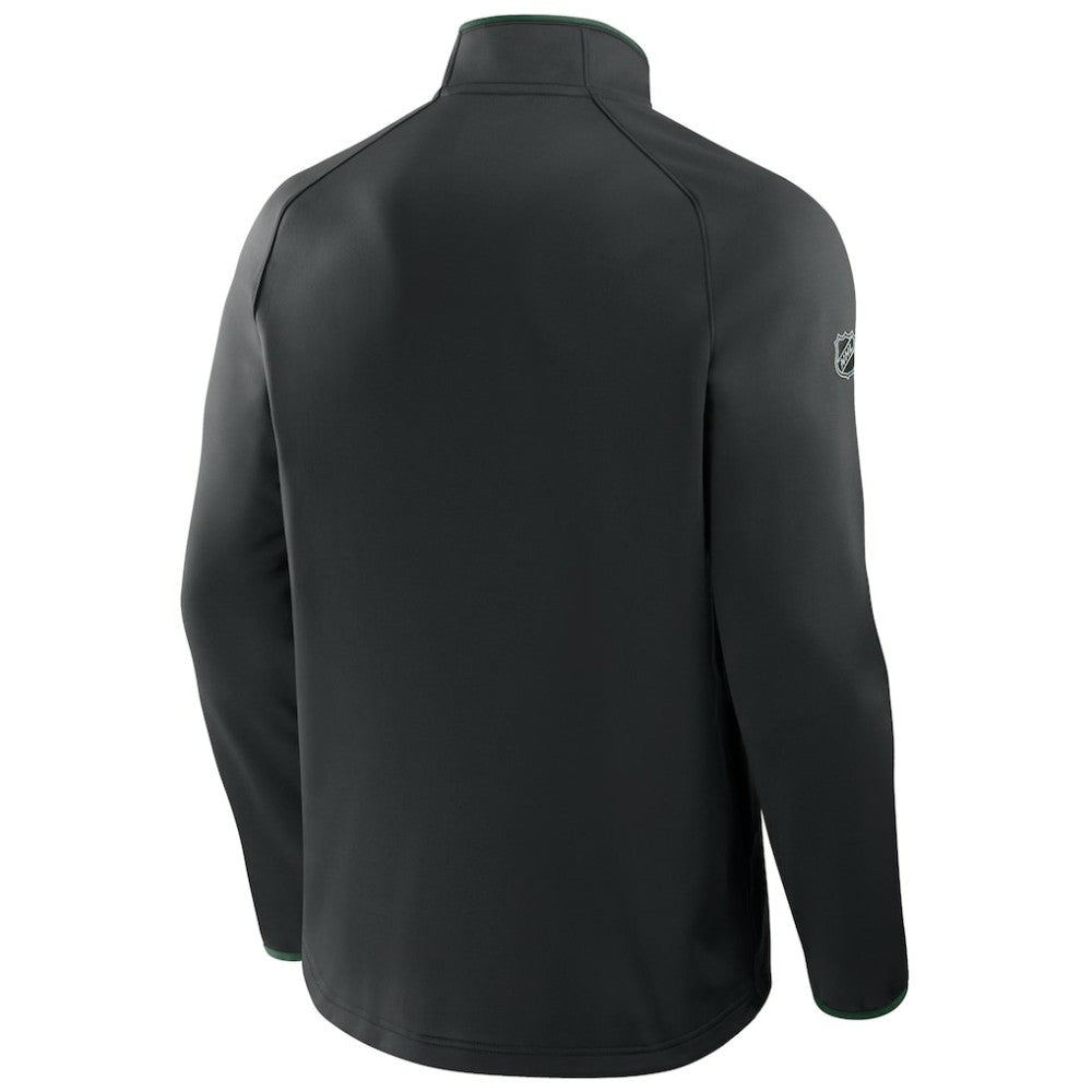 Minnesota Wild Fanatics Authentic Pro Rink Raglan Quarter-Zip Pullover - Black | Fanatics sale
