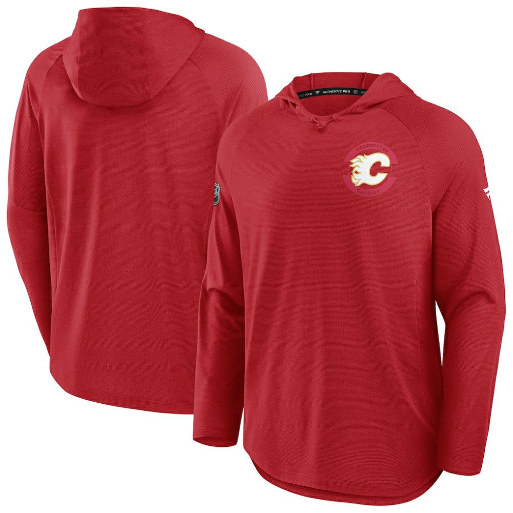 Calgary Flames Fanatics Authentic Pro Rink Hoodie - Red | Fanatics near me