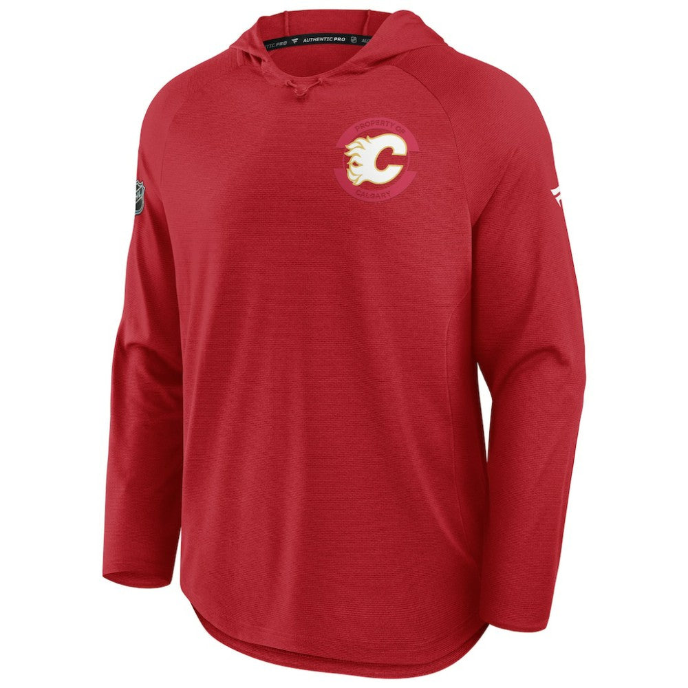 Calgary Flames Fanatics Authentic Pro Rink Hoodie - Red | Fanatics near me