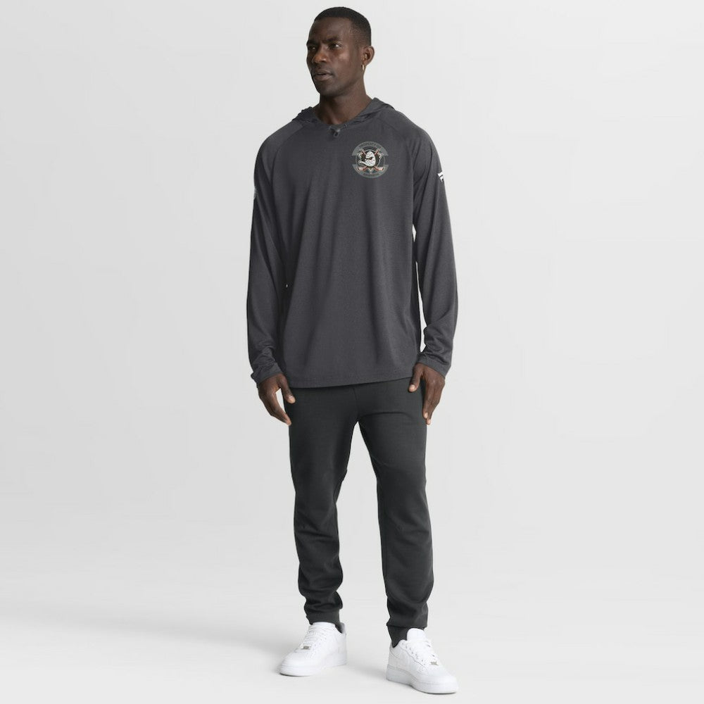 Anaheim Ducks Fanatics Authentic Pro Rink Hoodie - Charcoal | Fanatics near me