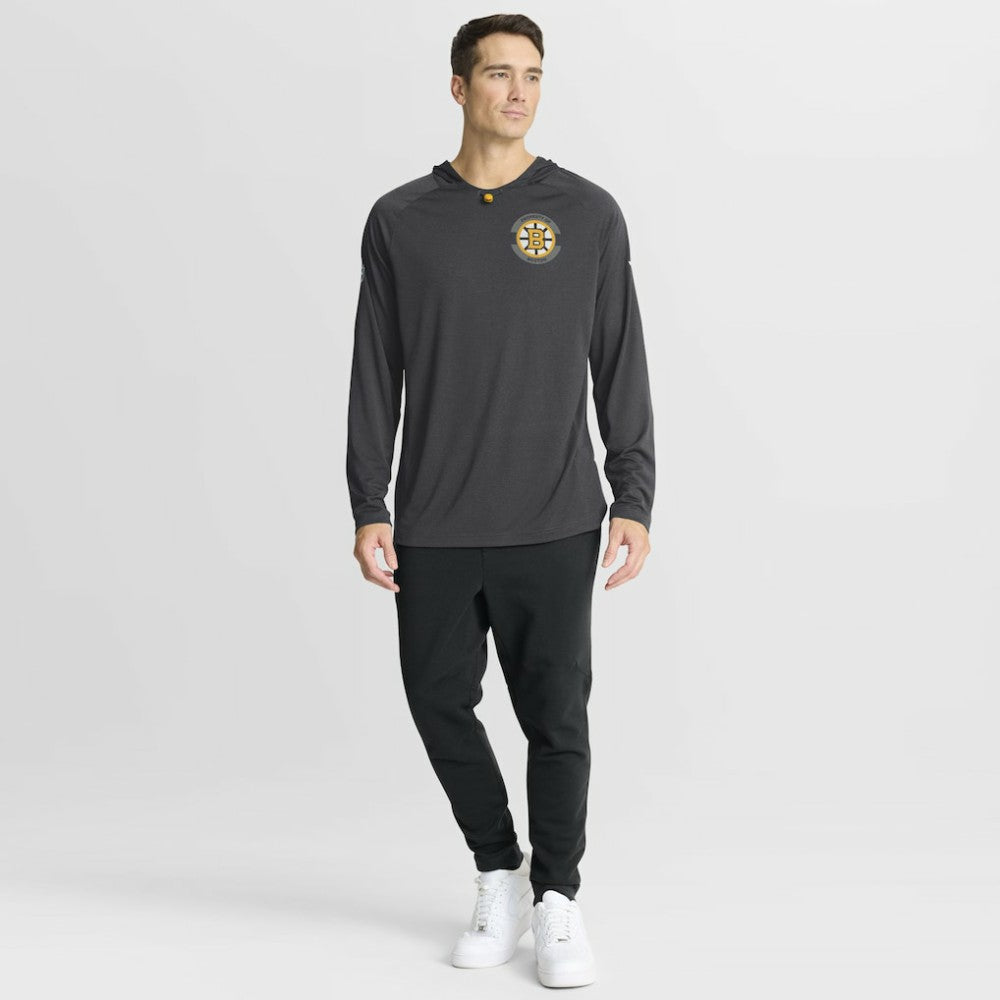 Boston Bruins Fanatics Authentic Pro Rink Hoodie - Charcoal | Fanatics Lifestyle
