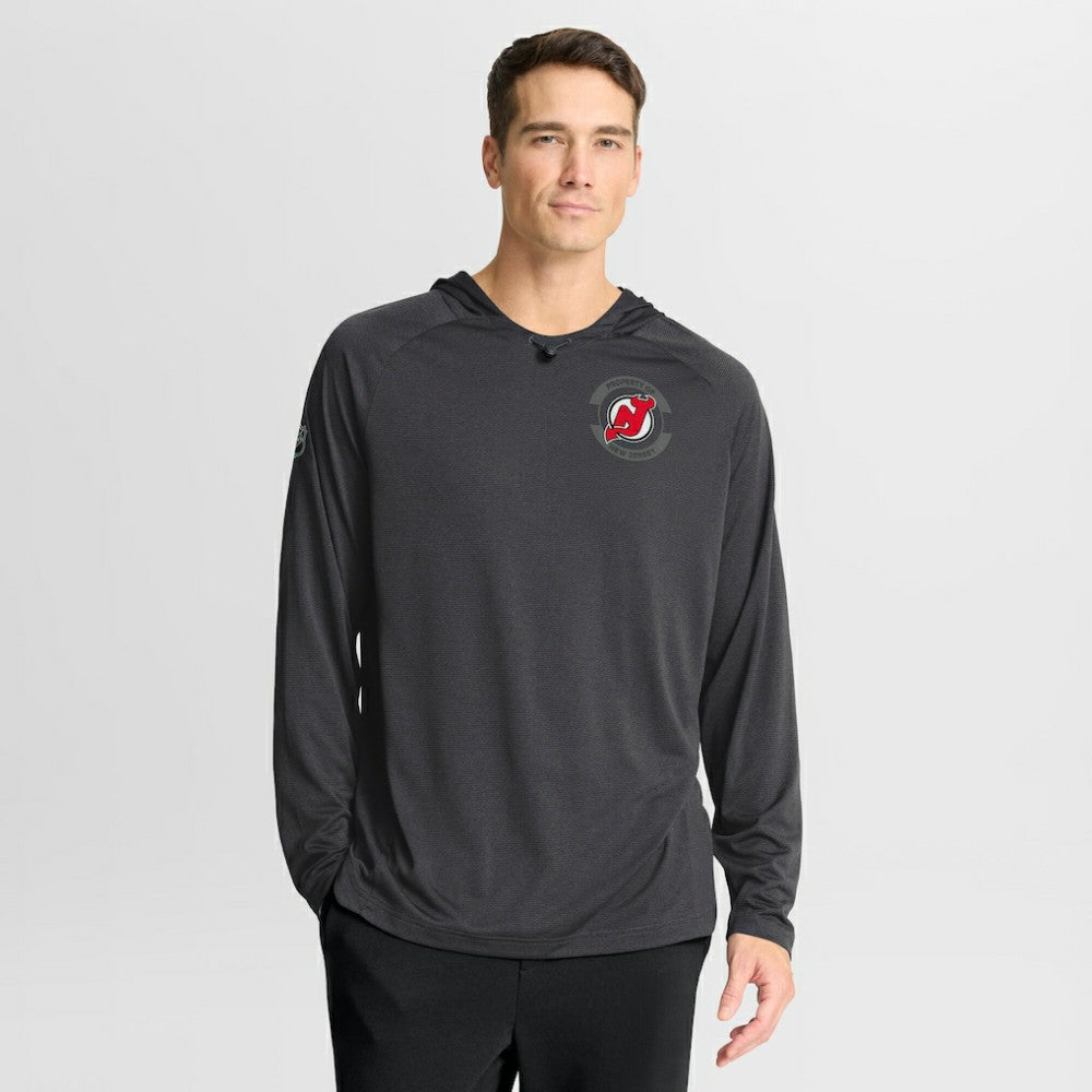 New Jersey Devils Fanatics Authentic Pro Rink Hoodie - Charcoal | Fanatics online