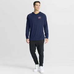 Columbus Blue Jackets Fanatics Authentic Pro Rink Hoodie - Navy | Fanatics on sale