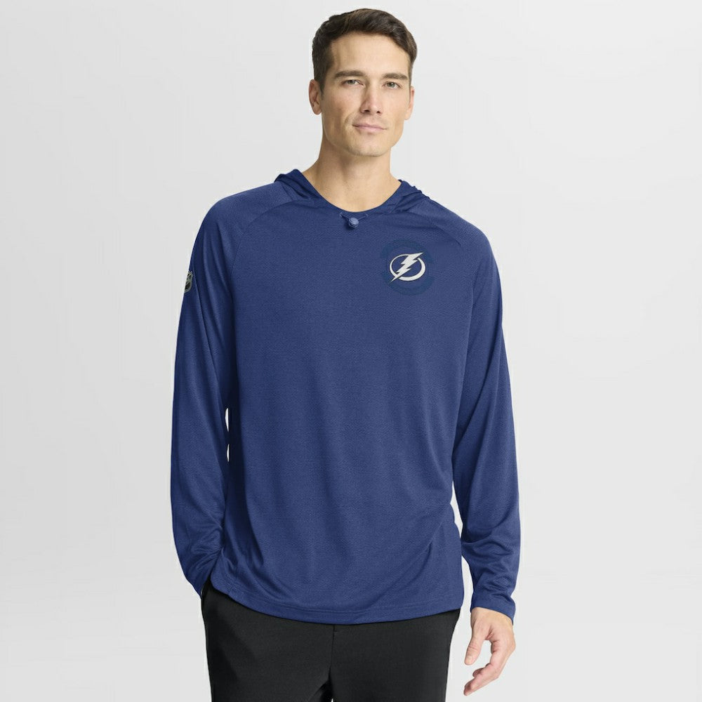 Tampa Bay Lightning Fanatics Authentic Pro Rink Hoodie - Blue | Fanatics on sale