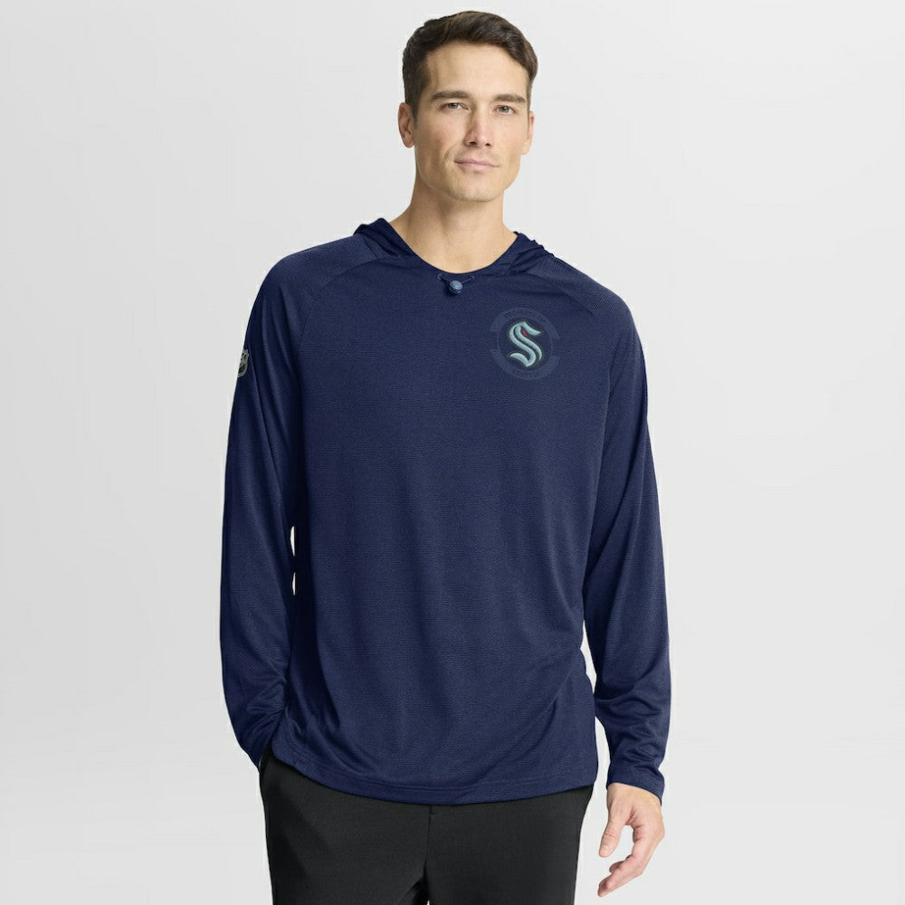 Seattle Kraken Fanatics Authentic Pro Rink Hoodie - Navy | Fanatics near me