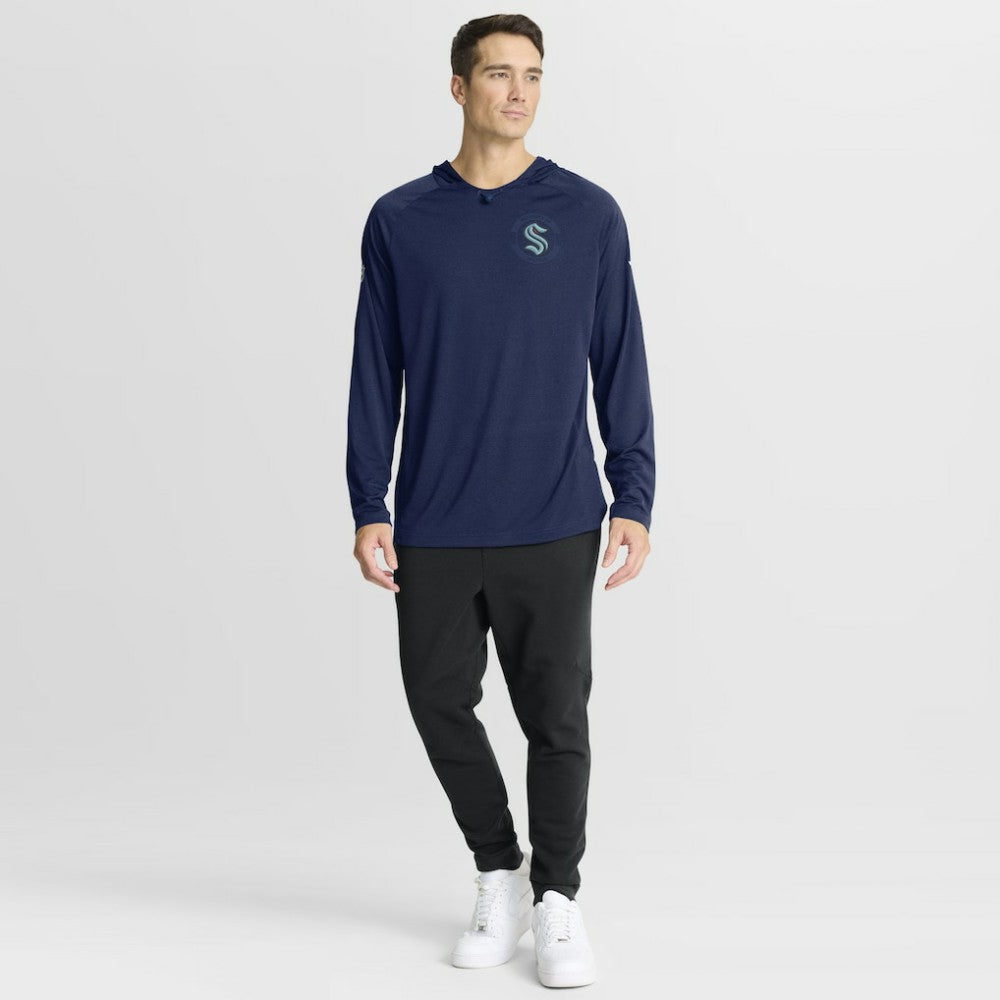 Seattle Kraken Fanatics Authentic Pro Rink Hoodie - Navy | Fanatics near me