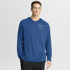 St. Louis Blues Fanatics Authentic Pro Rink Hoodie - Heather Blue | Fanatics sale
