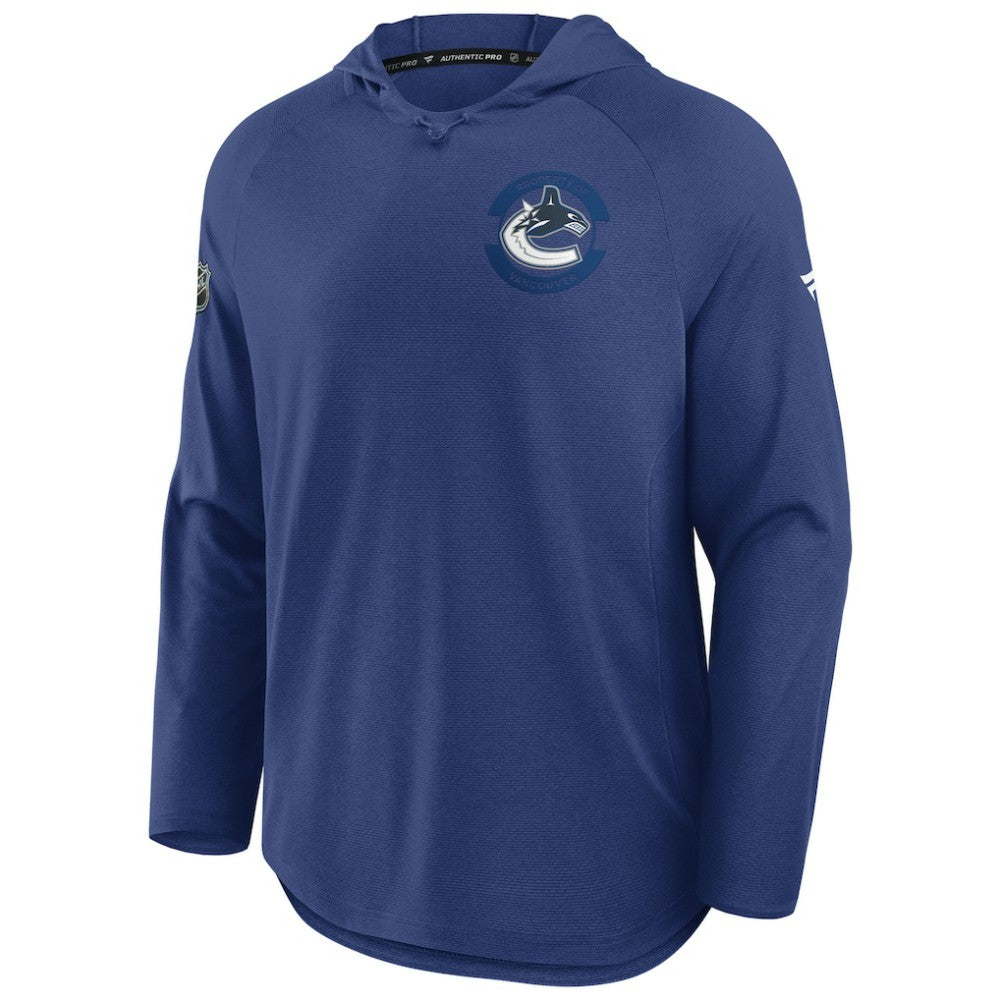 Vancouver Canucks Fanatics Authentic Pro Rink Hoodie - Blue | Fanatics sale