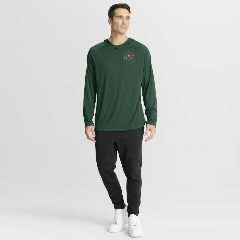 Minnesota Wild Fanatics Authentic Pro Rink Hoodie - Green | Fanatics on sale