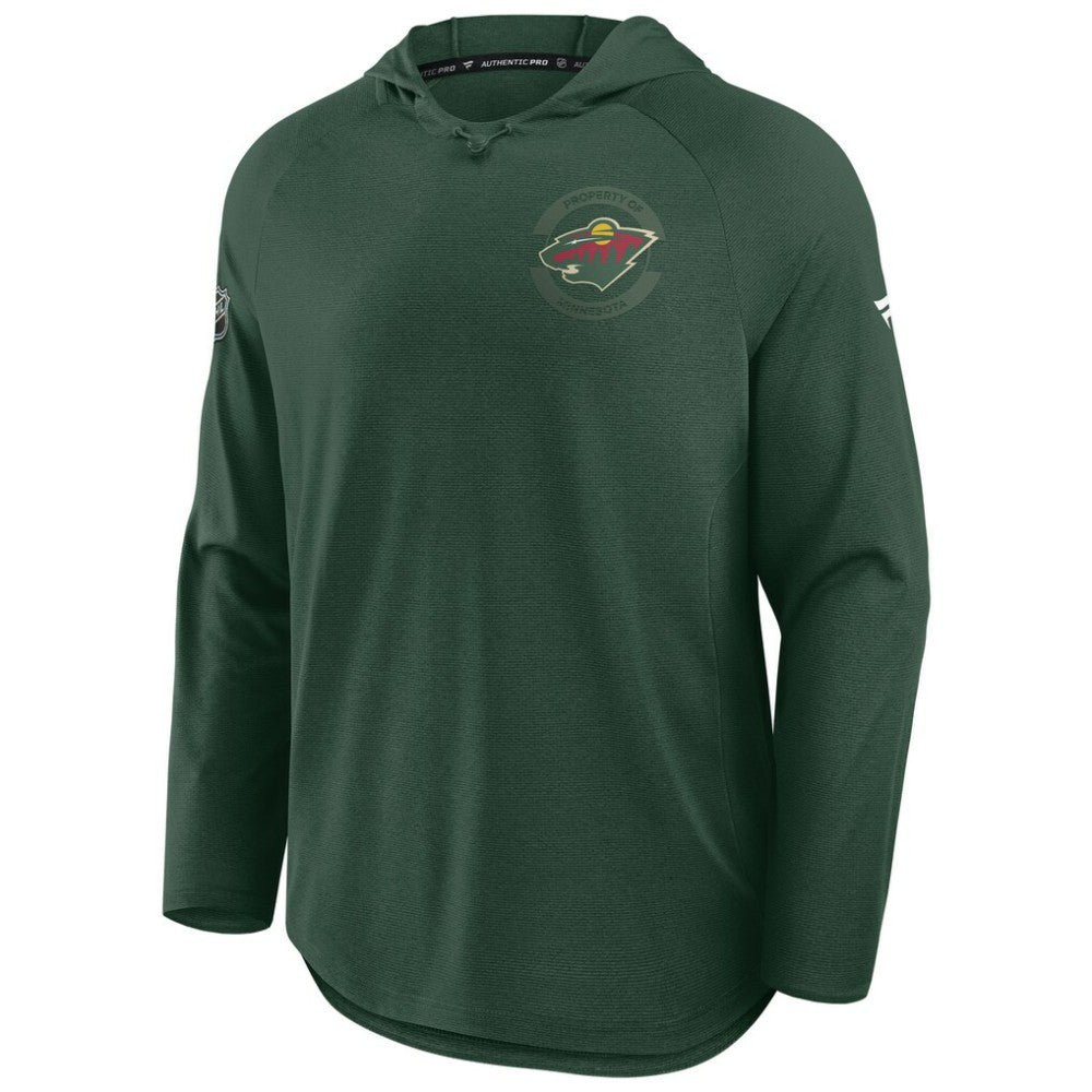 Minnesota Wild Fanatics Authentic Pro Rink Hoodie - Green | Fanatics on sale