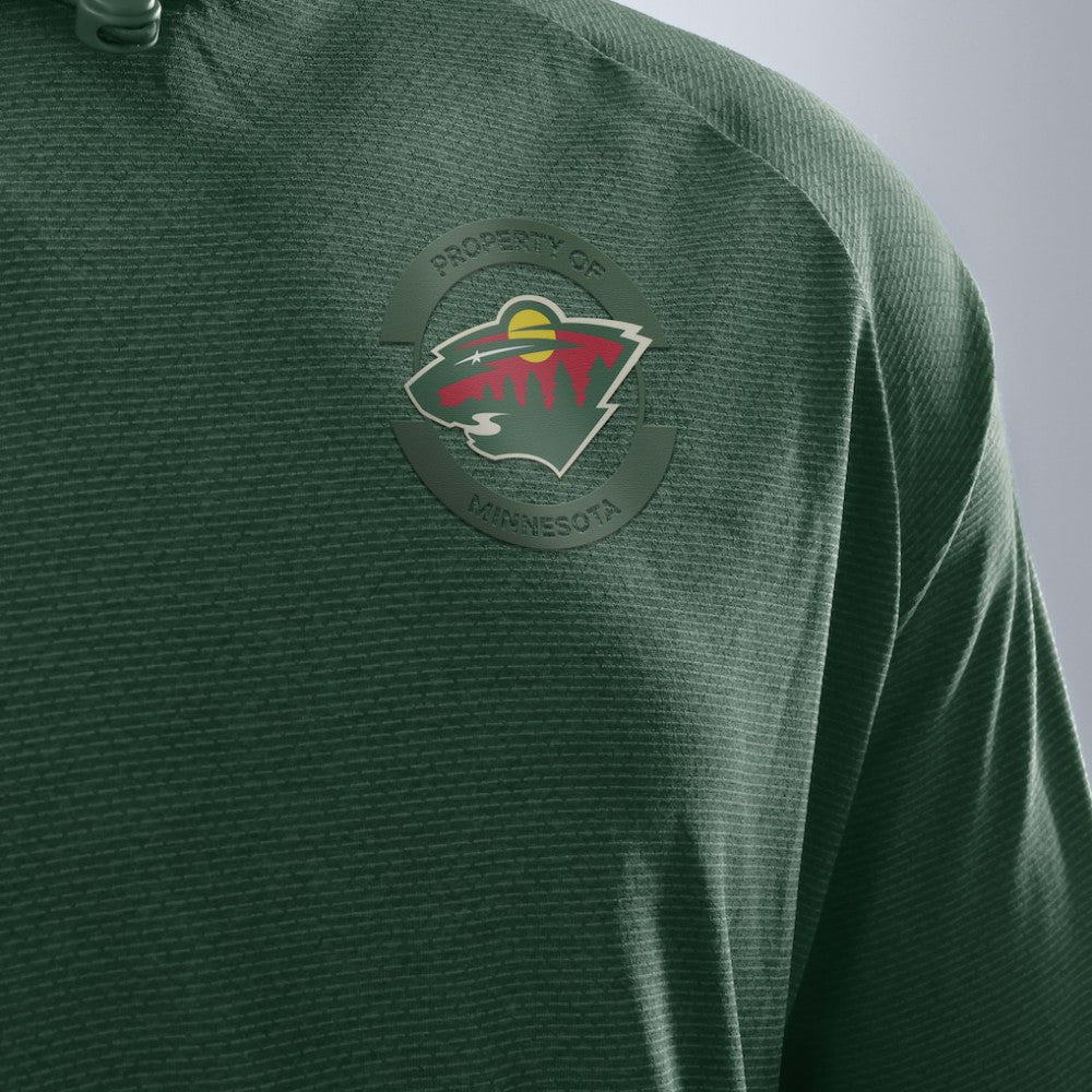 Minnesota Wild Fanatics Authentic Pro Rink Hoodie - Green | Fanatics on sale