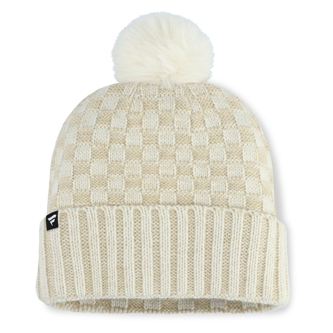 New York Jets Women's Nickel Cuffed Knit Hat with Pom - Natural - Fanatics
