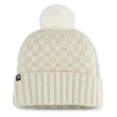 Jacksonville Jaguars Women's Nickel Cuffed Knit Hat with Pom - Natural - Fanatics