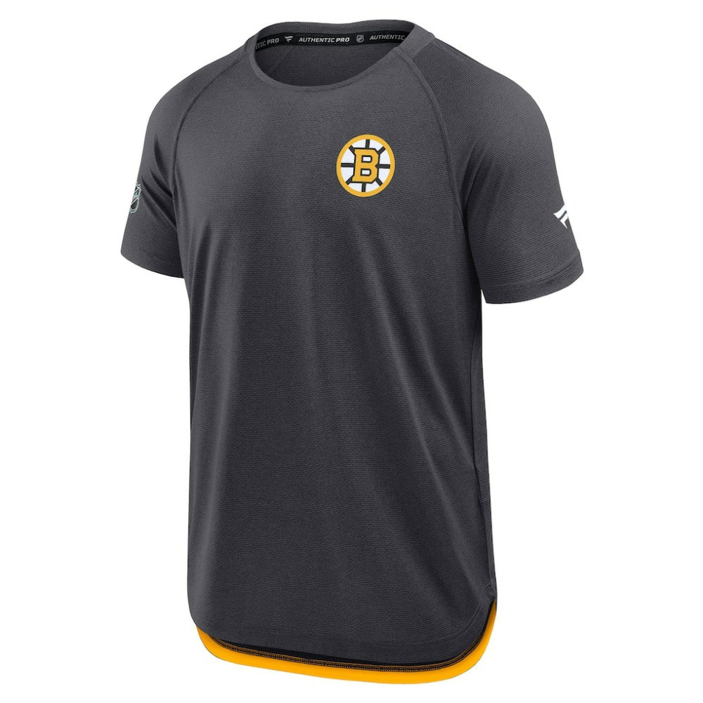 Boston Bruins Fanatics Authentic Pro Rink Raglan Performance T-Shirt - Charcoal | Fanatics near me