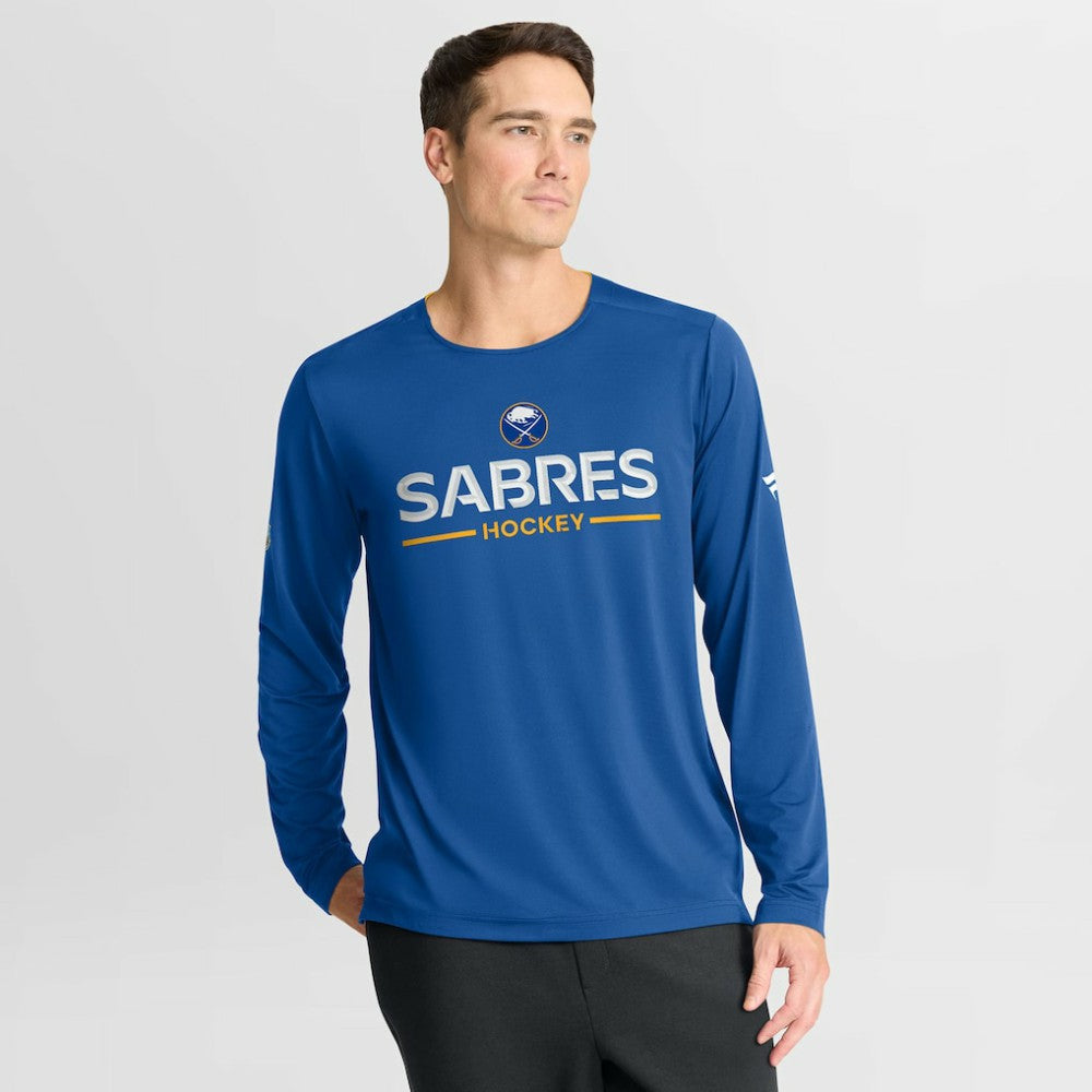 Buffalo Sabres Fanatics Authentic Pro Rink Tech Long Sleeve T-Shirt - Royal | Fanatics sale