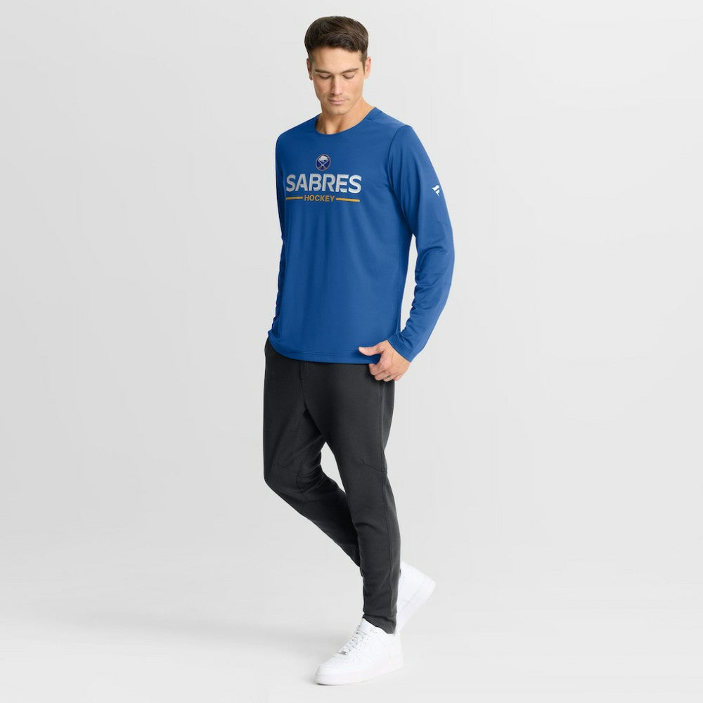 Buffalo Sabres Fanatics Authentic Pro Rink Tech Long Sleeve T-Shirt - Royal | Fanatics sale