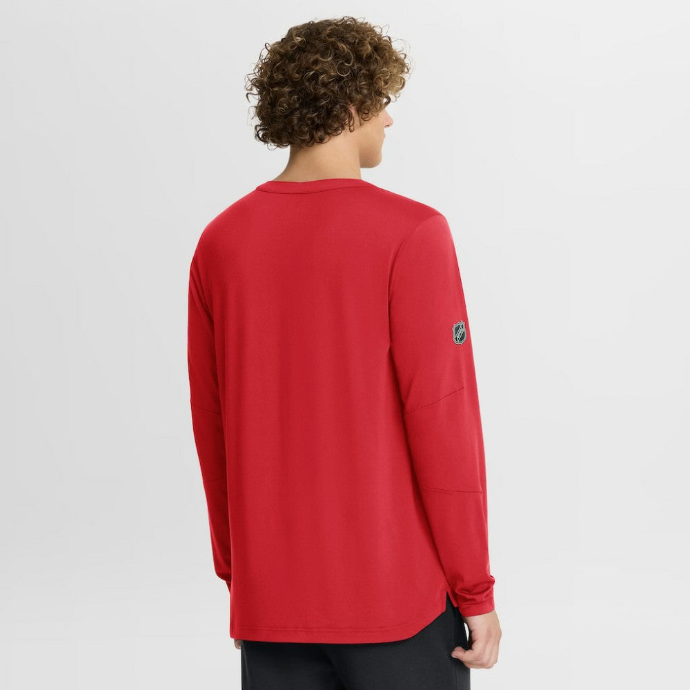Calgary Flames Fanatics Authentic Pro Rink Tech Long Sleeve T-Shirt - Red | Fanatics discount