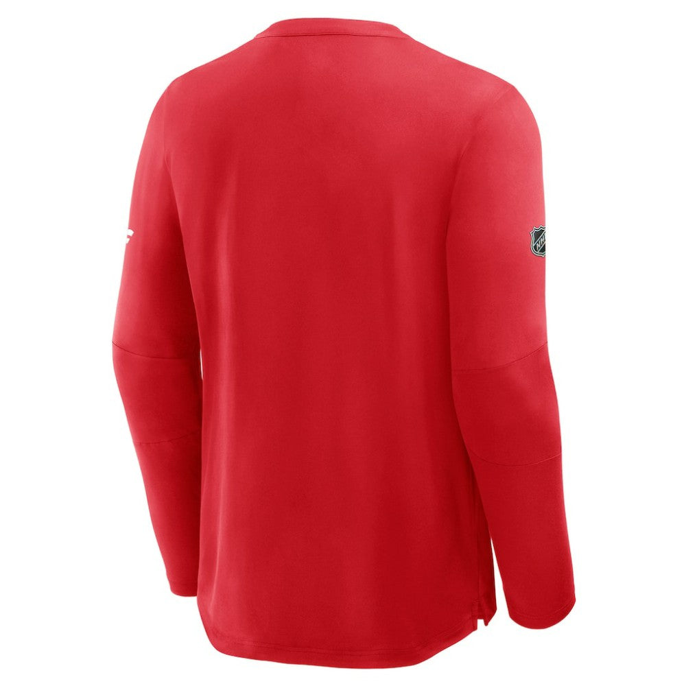 Calgary Flames Fanatics Authentic Pro Rink Tech Long Sleeve T-Shirt - Red | Fanatics discount
